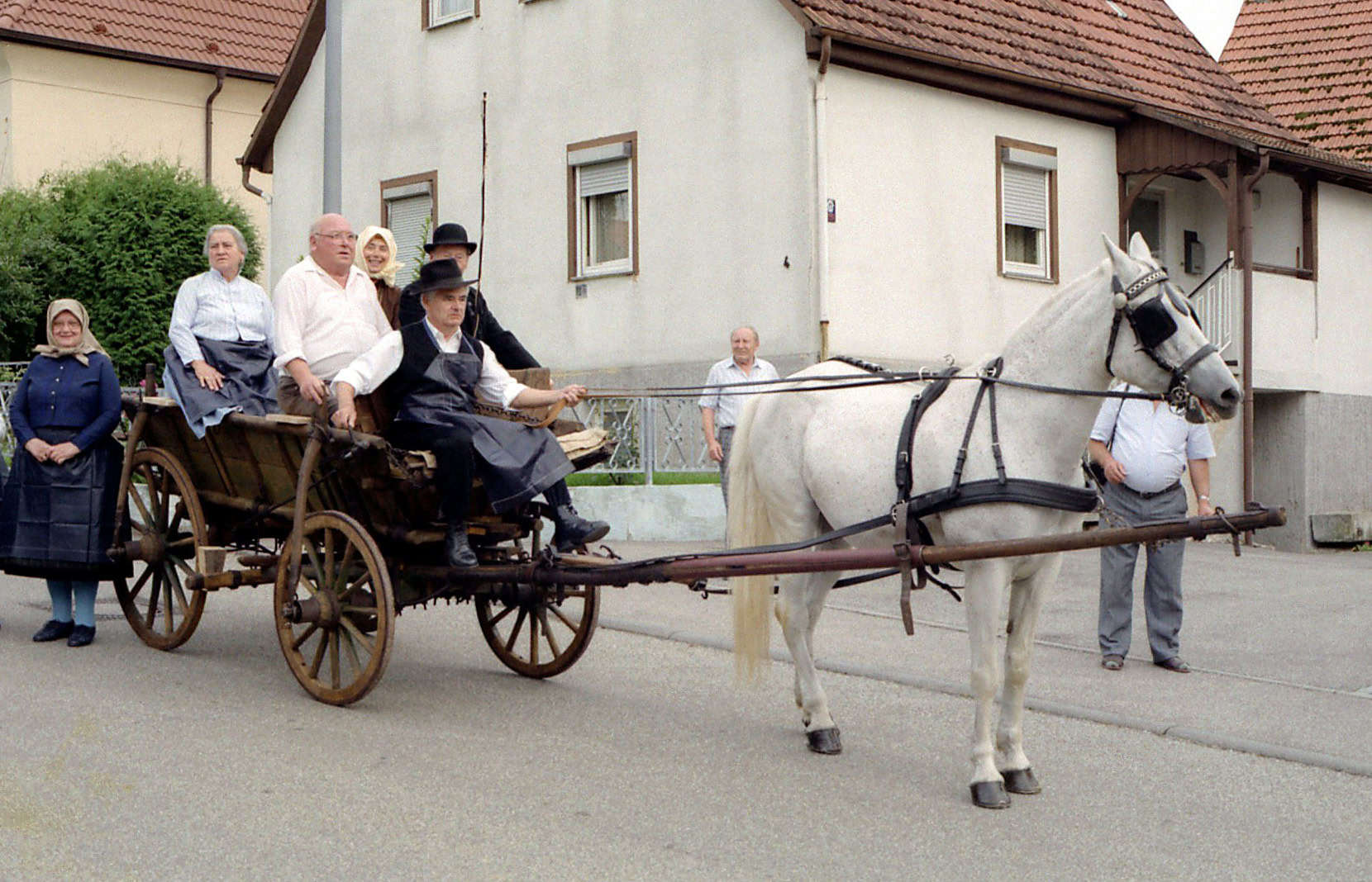 Original Fuhrwerk aus Budaörs kommt 1996 zur Ausstellung